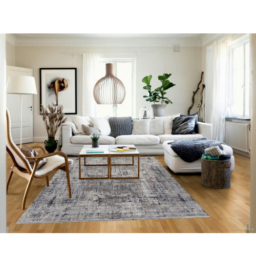 Ковер DUBAI 00271 GREY / BLUE Прямоугольник 