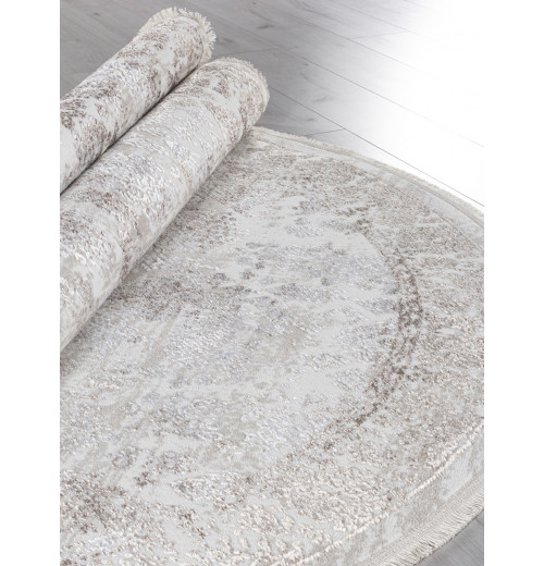 Ковер EFSAN L252A CREAM SHRINK / VIZON FDY Овал 