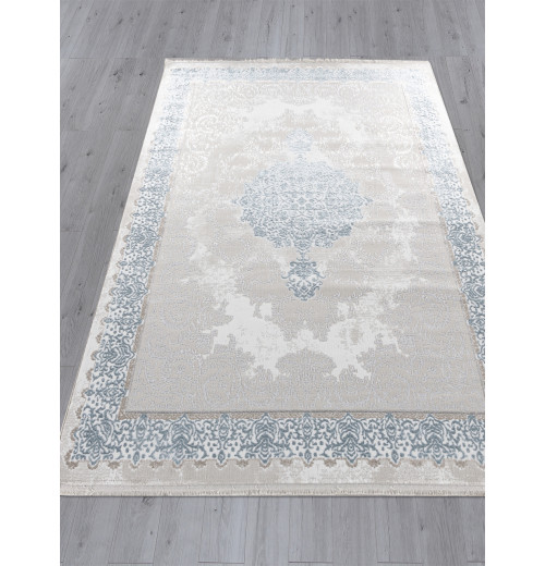 Ковер EFSAN L270A CREAM SHRINK / BLUE FDY Прямоугольник 