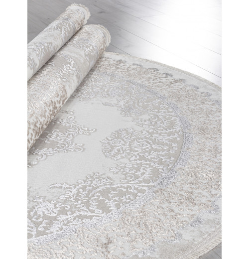 Ковер EFSAN L270A CREAM SHRINK / VIZON FDY Овал 
