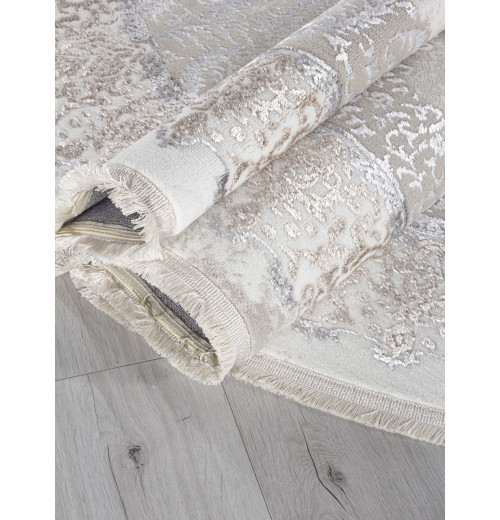 Ковер EFSAN L270A CREAM SHRINK / VIZON FDY Овал 