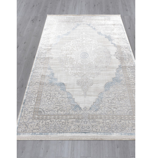 Ковер EFSAN L279A CREAM SHRINK / BLUE FDY Прямоугольник 