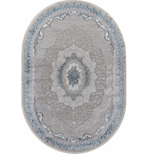 Ковер EFSAN Q010A CREAM SHRINK / BLUE FDY в стиле лофт 