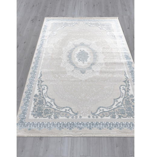 Ковер EFSAN Q010A CREAM SHRINK / BLUE FDY Прямоугольник 