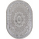 Ковер EFSAN Q010A CREAM SHRINK / GREY FDY Овал 