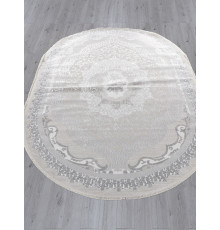 Ковер EFSAN Q010A CREAM SHRINK / GREY FDY Овал