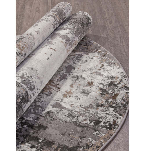 Ковер GRAFF 3319 GRAY-BEIGE Овал 
