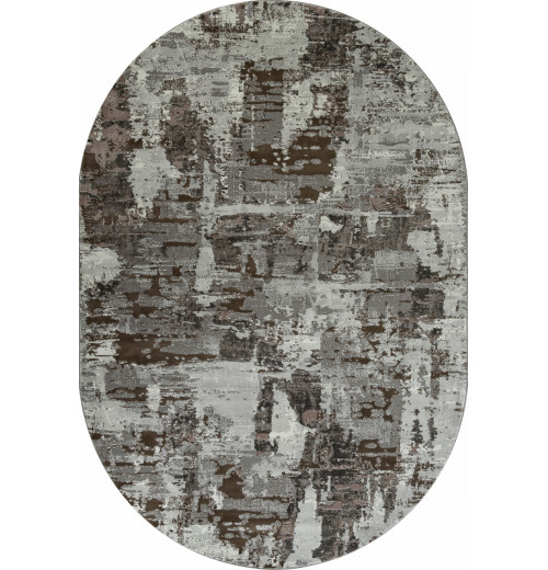 Ковер GRAFF F238 GRAY-BEIGE Овал 