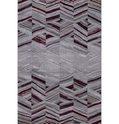 Ковер GRAND 33377 950 GREY / PURPLE Прямоугольник 