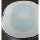 Ковер HUNKAR 07908A BLUE / BLUE Овал 