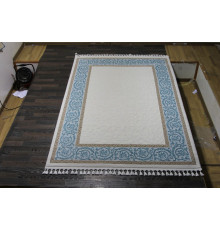 Ковер HUNKAR 08058T BLUE / WHITE Прямоугольник