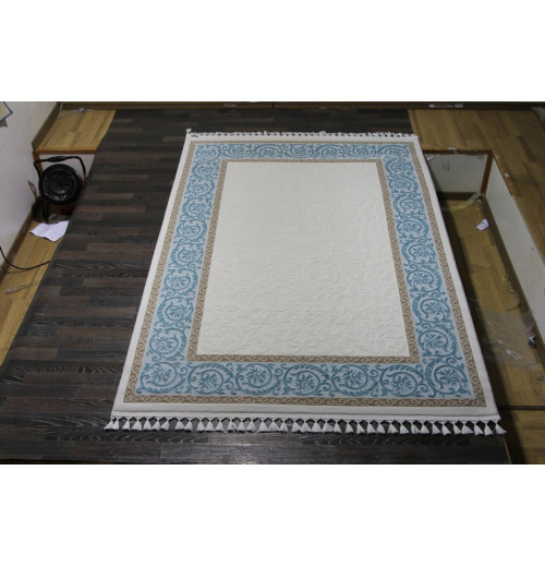 Ковер HUNKAR 08058T BLUE / WHITE Прямоугольник 