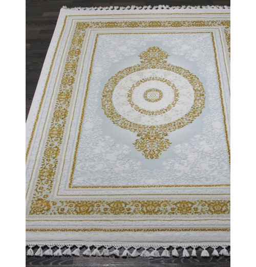Ковер HUNKAR 08071A BLUE / GOLD Прямоугольник 