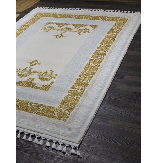 Ковер HUNKAR 08074A BLUE / GOLD Прямоугольник 