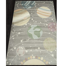 Ковер IZUMRUD C209 LIGHT GRAY Прямоугольник, в детскую комнату