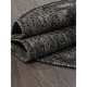 Ковер KAIR s129 BLACK-GRAY Овал 