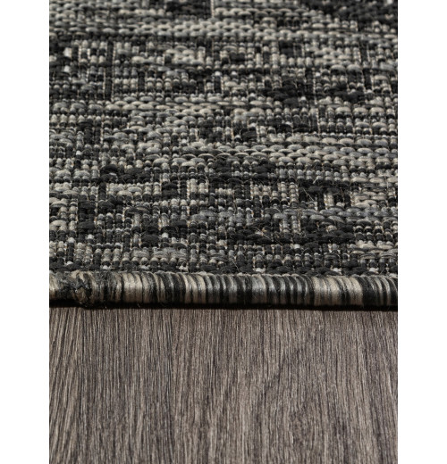 Ковер KAIR s129 BLACK-GRAY Овал 