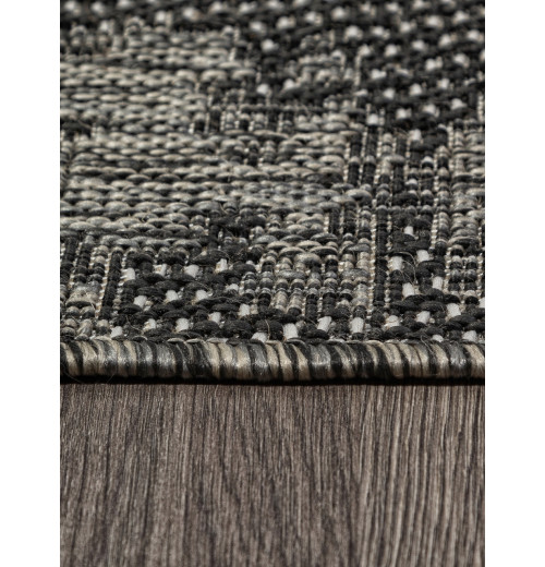 Ковер KAIR S131 BLACK-GRAY, палас Прямоугольник 