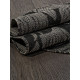 Ковер KAIR S132 BLACK-GRAY Овал 