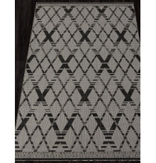 Ковер KAIR S135 BLACK-GRAY Прямоугольник
