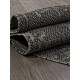 Ковер KAIR S136 BLACK-GRAY Овал 