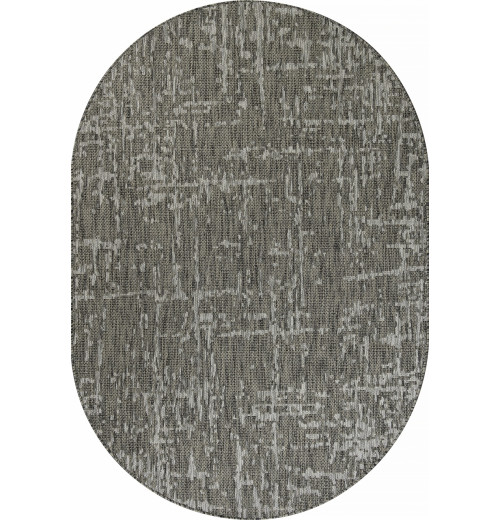 Ковер KAIR S136 GRAY Овал 