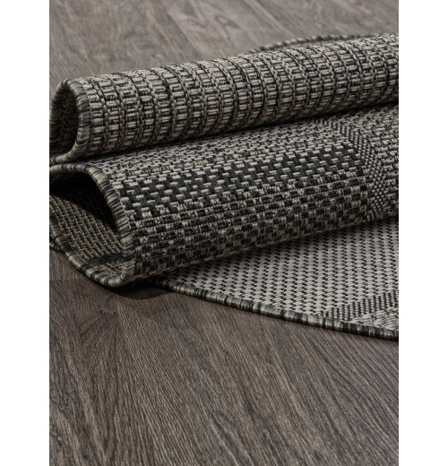 Ковер KAIR S139 BLACK-GRAY Овал 