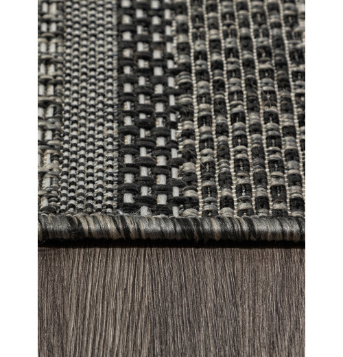 Ковер KAIR S139 BLACK-GRAY Овал 