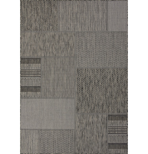 Ковер KAIR S139 BLACK-GRAY Прямоугольник 