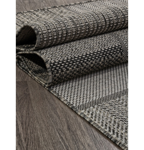 Ковер KAIR S139 BLACK-GRAY Прямоугольник 