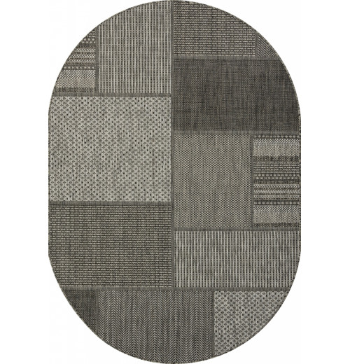 Ковер KAIR S139 GRAY Овал 