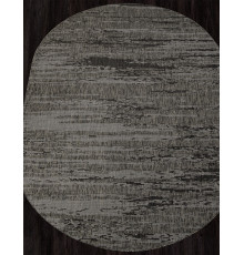 Ковер KAIR S143 BLACK-GRAY Овал