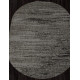 Ковер KAIR S143 BLACK-GRAY Овал 