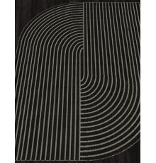 Ковер KAIR S149 BLACK-GRAY Фигурная