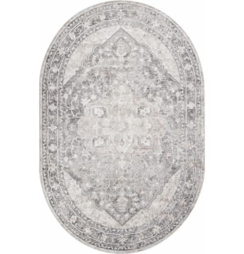 Ковер KIRKE 02947C BEIGE / BEIGE Овал 