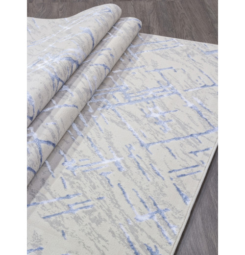 Ковер LIMAN F164 CREAM-BLUE Прямоугольник 