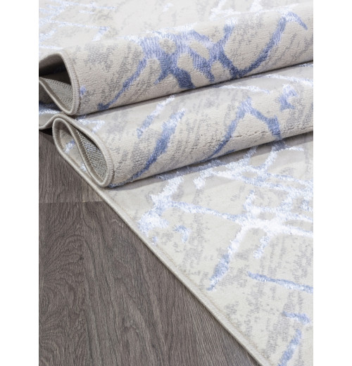Ковер LIMAN F164 CREAM-BLUE Прямоугольник 