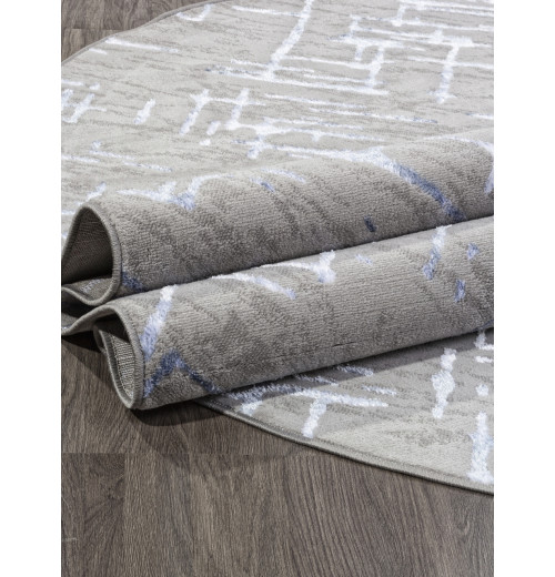 Ковер LIMAN F164 GRAY-BLUE Овал 