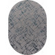 Ковер LIMAN F164 GRAY-D.BLUE Овал 