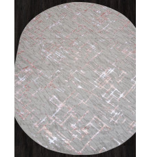 Ковер LIMAN F164 GRAY-PINK Овал