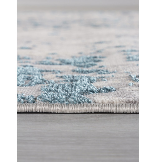 Ковер LIMAN F165 GRAY-BLUE Прямоугольник 
