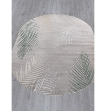 Ковер LIMAN F167 GRAY-D.GREEN Овал