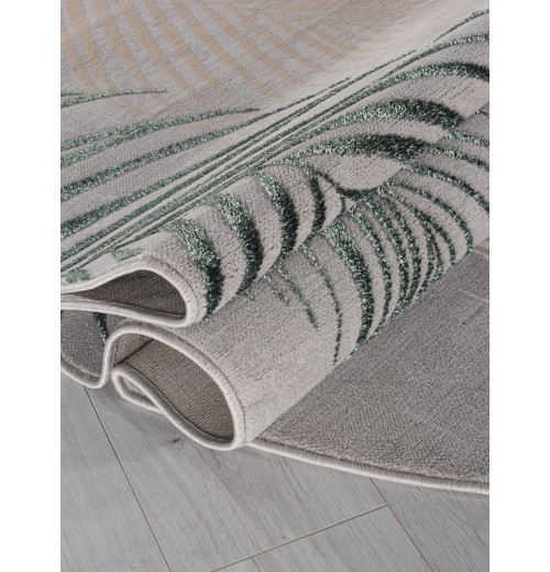 Ковер LIMAN F167 GRAY-D.GREEN Овал 