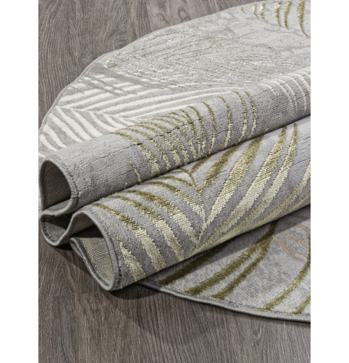 Ковер LIMAN F167 GRAY-GREEN Овал 