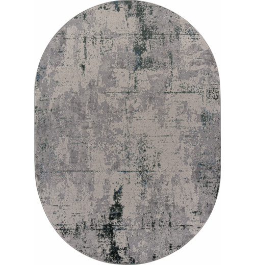 Ковер LIMAN F169 CREAM-D.GREEN Овал 