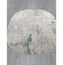 Ковер LIMAN F169 CREAM-D.GREEN Овал