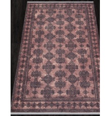 Ковер LOTUS AB028A RED / BLACK Прямоугольник терракотовый 