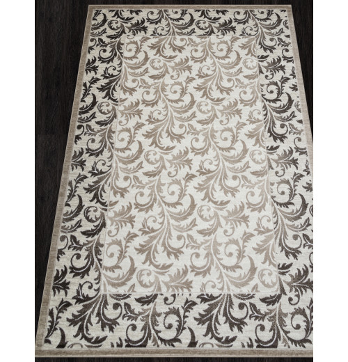 Ковер LUXE L011 CREAM-BROWN Прямоугольник 