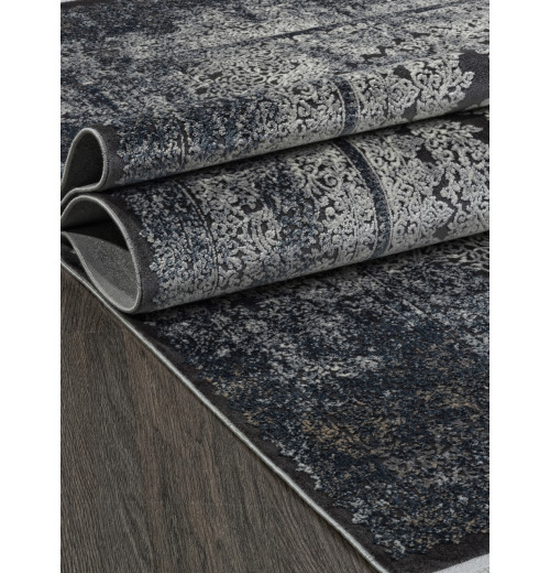 Ковер MARSEL 00066 ANTHRACITE / BLUE Прямоугольник 