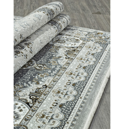 Ковер MIRAY O1463 096 GREY Прямоугольник 